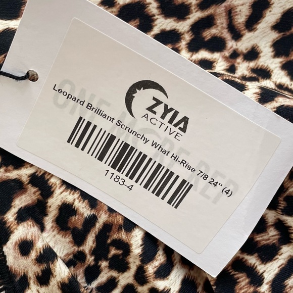 NWT Zyia Leopard 3-Piece Mix & Match Set, One Bra, Two Leggings, Size 4/XS - Picture 16 of 16